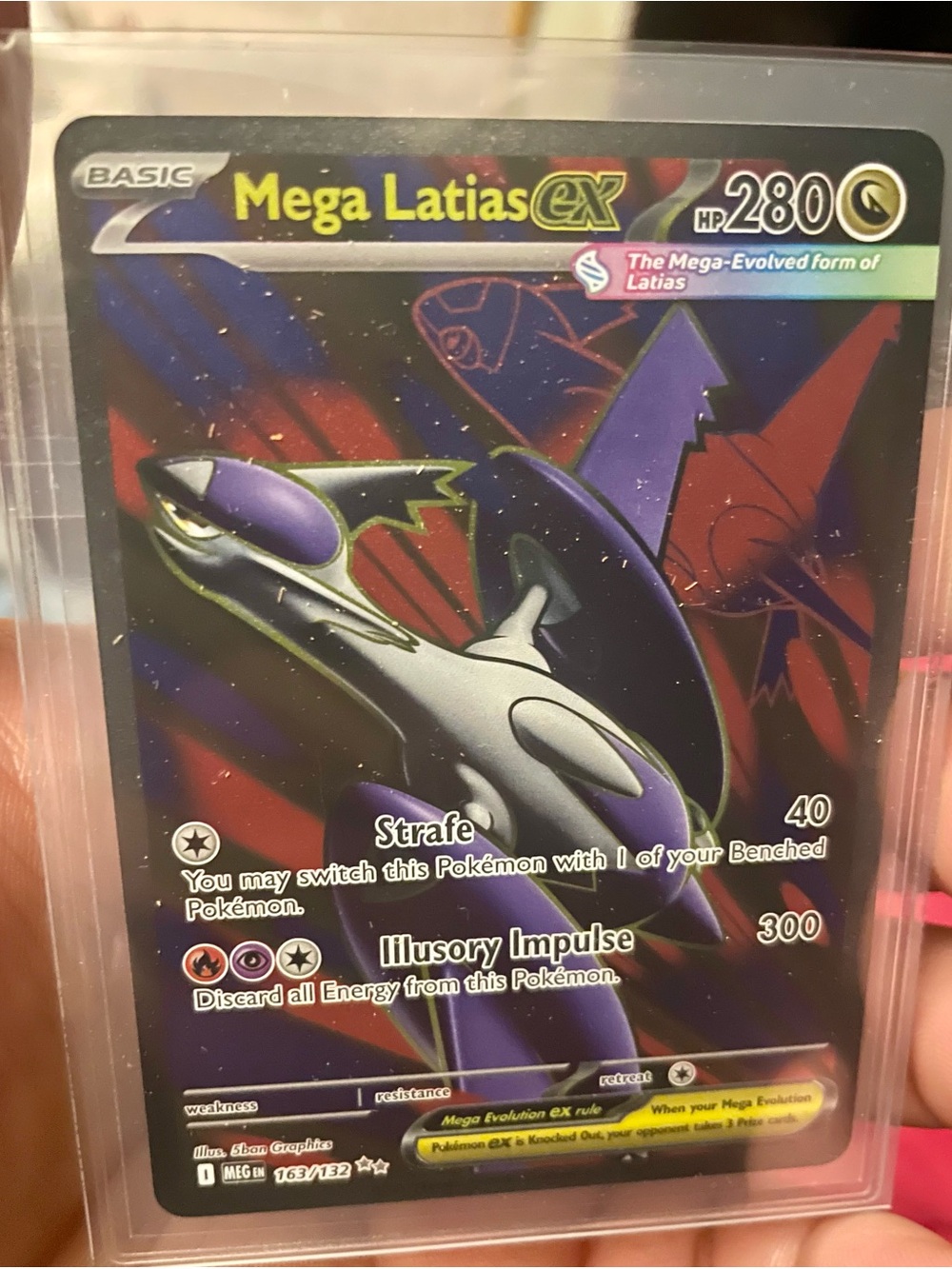 Pokemon Mega Latias ex Trading Card